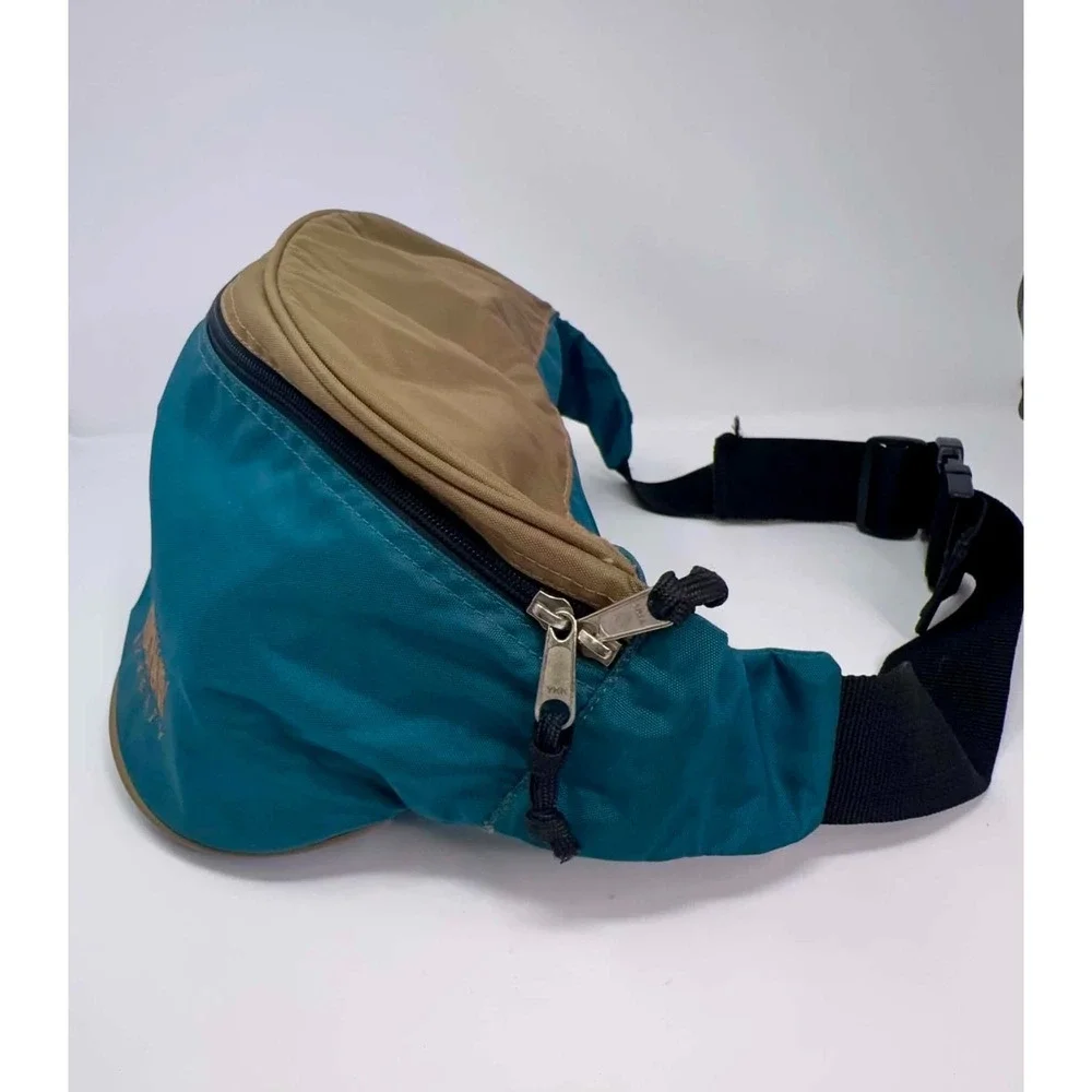 Kelty Caboose Fanny Pack Belt Bag Waist Bag Green Tan‎ Outdoor Travel Hiking